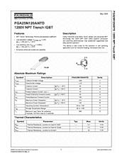 DataSheet FGA25N120ANTD pdf